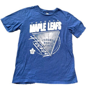 TORONTO Maple Leafs TML Hockey Team 🏒 T-Shirt, Short Sleeved, Youth Large 14/16